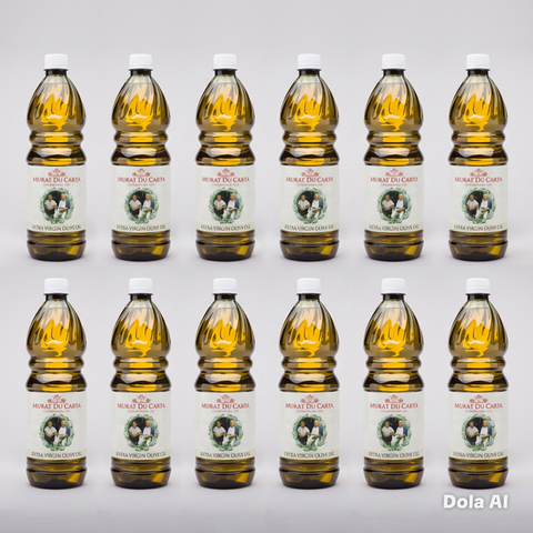 12 x Murat Du Carta 1 litre year 25/26 Cyprus Extra Virgin Olive Oil (OFFER)