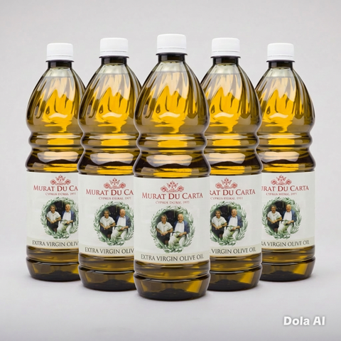 6 x Murat Du Carta 1 litre year 25/26 Cyprus Extra Virgin Olive Oil (OFFER)