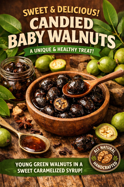 Baby walnuts (candied)