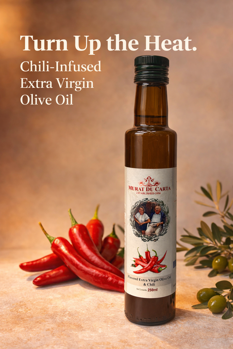 Murat Du Carta 250ml year 24/25 Cyprus Chili Infused Olive Oil