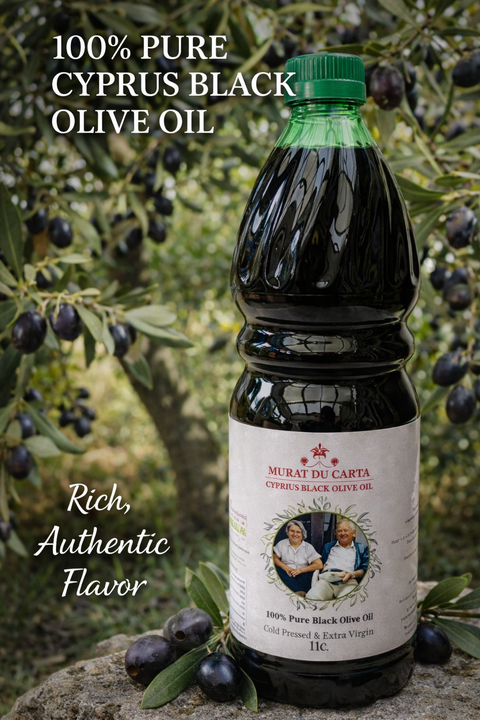 Cyprus black olive oil 1 litre 25/26