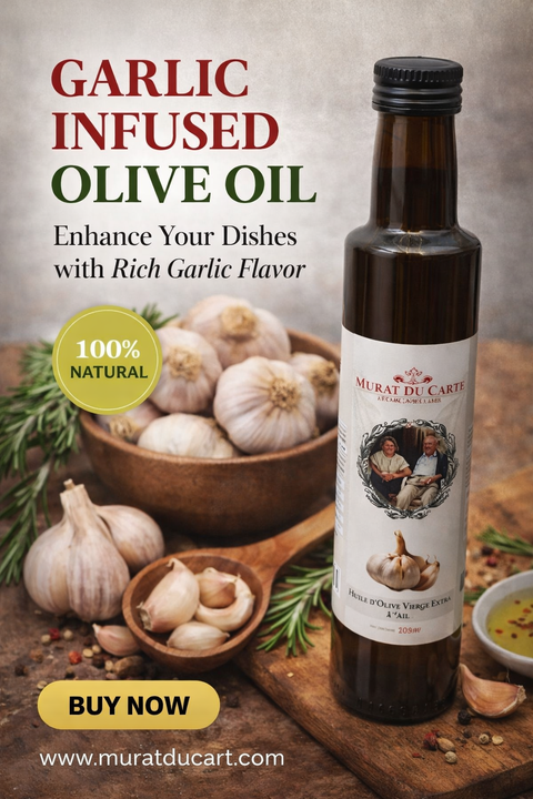 Murat Du Carta 250ml year 24/25 Cyprus Garlic Infused Olive Oil