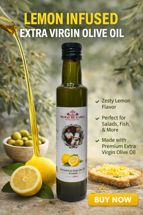 Murat Du Carta 250ml year 24/25 Cyprus Lemon Infused Olive Oil