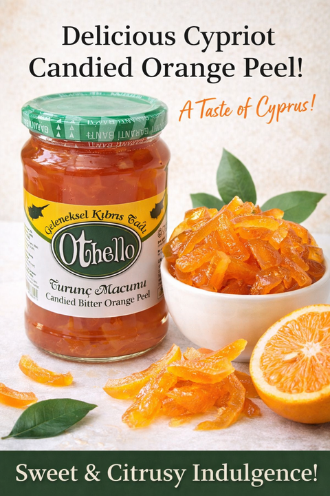 Othello candied bitter orange peel